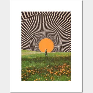 Trippy Sunrise Posters and Art